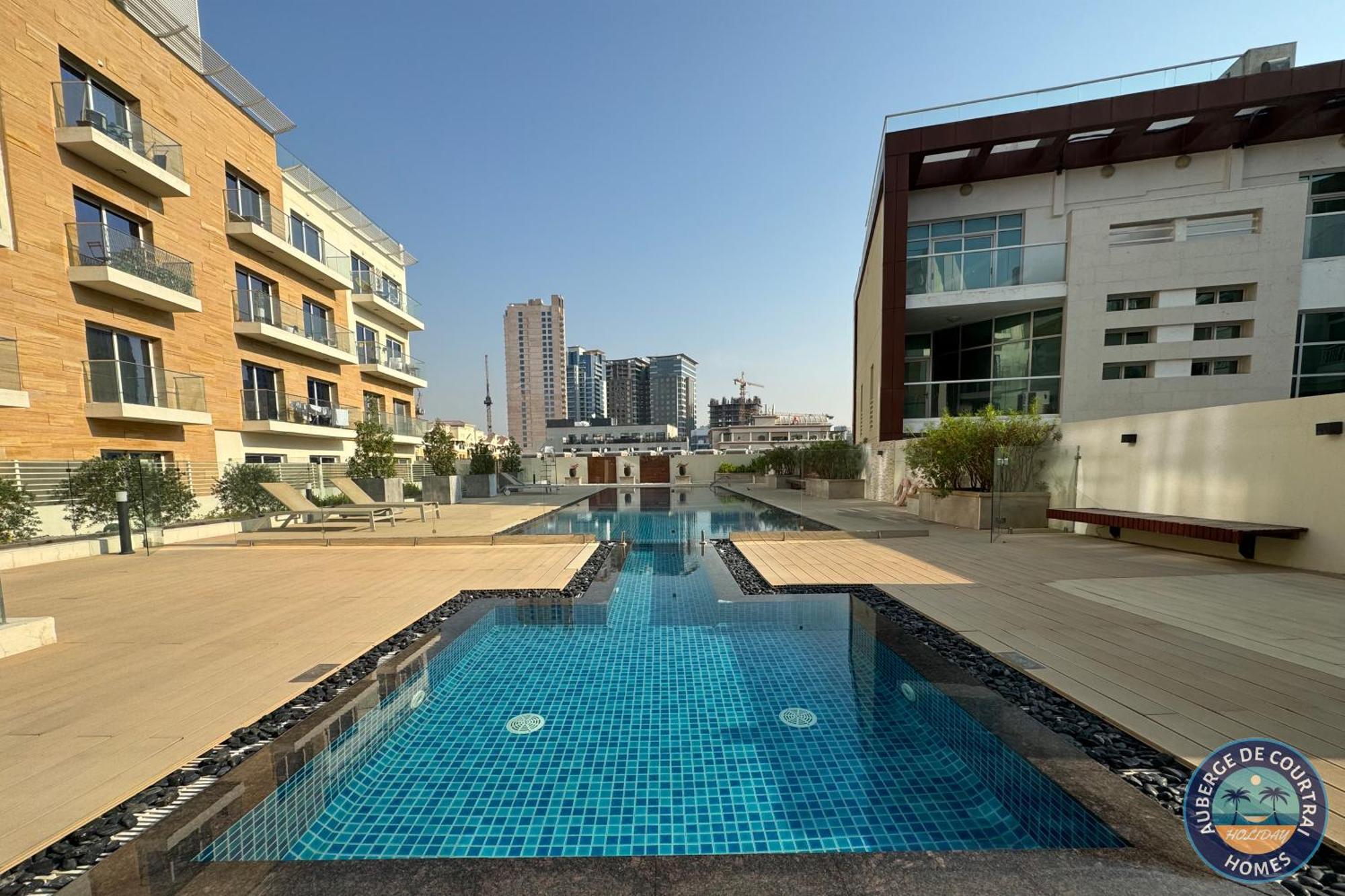 Sophisticated 1Br Apartment In Oxford Residence Dubai Exterior photo